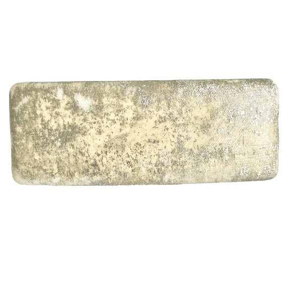 Vintage Gold Metallic Fabric Patina French Barrette 80s 90s Leeza Long Hair 3" - Picture 2 of 10